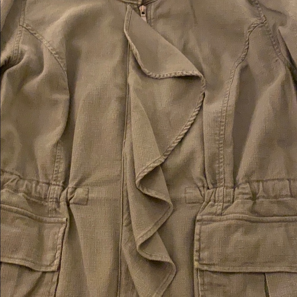 Lane Bryant Cargo Jacket With Drawstring Waist - image 4